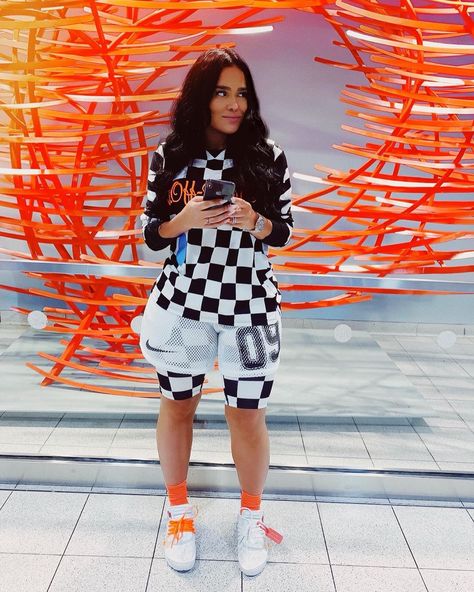 EmilyB on Instagram: “It’s not a race, it’s a marathon 🏁........ 🔶socks : @fashionnova 😆😜” Emily B Outfits, Emily B, Outfit Idea, Women's Style, Fashion Nova, Insta Fashion, What To Wear, Pencil Skirt, Socks