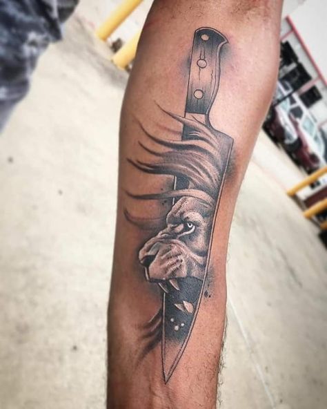 Knife Tattoo Design, Cooking Tattoo, Culinary Tattoos, Rib Tattoos For Guys, Chef Tattoo, Ma Tattoo, Dna Tattoo, Octopus Tattoo Design, Food Tattoos