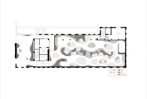 Lounge Layout, Highlands Coffee, Exhibition Plan, Museum Plan, Holographic Displays, Museum Exhibition Design, Hotel Room Design, Modern Style House Plans, Floor Plan Layout