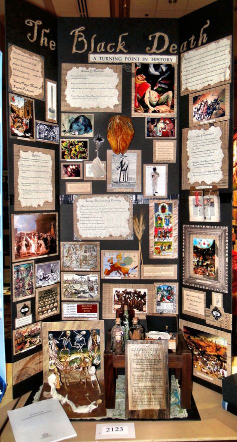 Epq Presentation Board, English Exibition Ideas, Aesthetic Trifold Board, Tri Fold Poster Board Ideas Creative, History Poster Ideas, French Presentation, Tri Fold Poster Board, Project Display Boards, Trifold Board