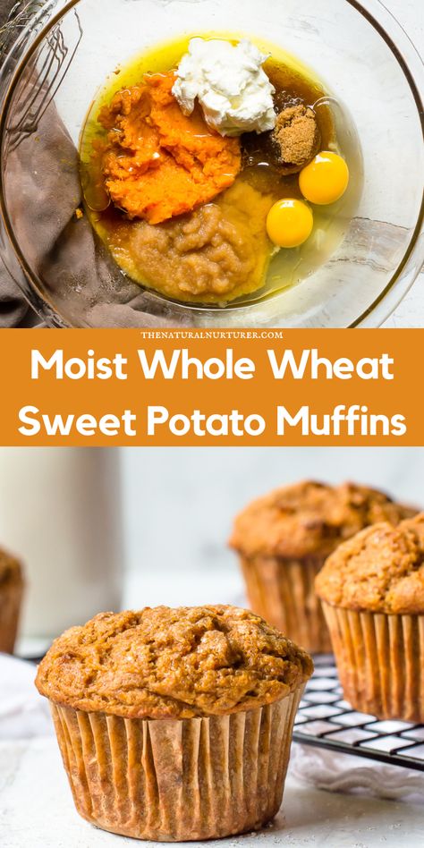 Sweet Potato Spinach Muffins, Blueberry Muffins Whole Wheat Flour, Whole Grain Breakfast Muffins, Sweet Potato Peanut Butter Muffins, Healthy Sweet Potato Muffin Recipes, Sweet Potato Muffins Baby, Sweet Potato Carrot Muffins, Sweet Potato Muffins Toddler, Jumbo Muffin Recipes Healthy