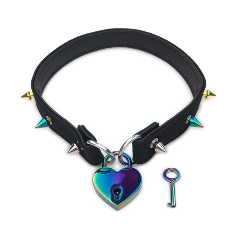 PRICES MAY VARY. ❤️ MATERIAL: PU leather & velvet necklace choker collar with black handle & Shiny Black heart padlock, sturdy and non-toxic ❤️ SIZE: Length 14'', 16'', 18'' for selection, width 0.78 inches, please measure before you order for your better experience. ❤️ PACKAGE: Including one collar choker and heart shaped padlock with ONE key, comes with a black Succuba box ❤️ ORIGINALITY: Unique, exclusive and self-designed styles in our store ❤️ FEATURE: The padlock collar necklace comes with Velvet Necklace, Heart Padlocks, Choker Collar Necklace, Collar Choker, Lock And Key, Choker Collar, Necklace Choker, Black Handle, Black Box