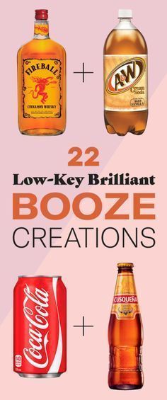 22 Bizarre Alcohol Combinations That Actually Taste Amazing Mixed Drinks Alcohol, Liquor Drinks, Cocktails Bar, Boozy Drinks, Cream Soda, Alcohol Drink Recipes, Drinks Alcohol Recipes, Alcohol Recipes, Alfredo Sauce