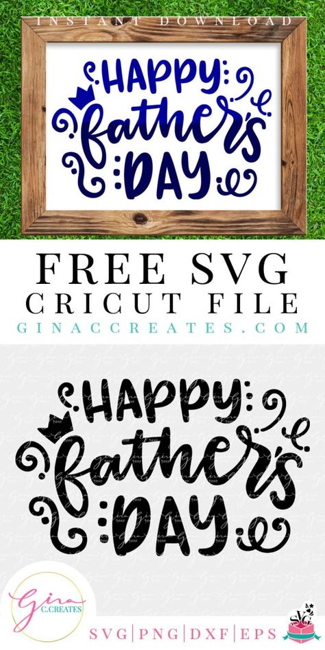 Happy Father’s Day Free SVG Cut File – Gina C. Creates Cricut Game, Lolly Jars, Dollar Tree Cricut, Cricut Signs, Cricut Svgs, Cricut Svg Files Free, Fathers Day Svg, Dad Svg, Cricut Designs