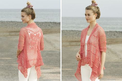 Butterfly Queen Cardigan - Free Crochet Pattern Crocheted Butterfly, Butterfly Cardigan, Butterfly Queen, Crocheted Cardigan, Cotton House, Chevron Stitch, Crocodile Stitch, Malabrigo Yarn, Dress With Shawl