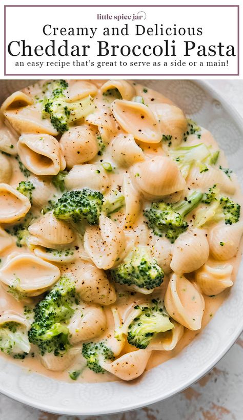 Cheddar Broccoli Pasta, Cheese And Broccoli Pasta, Creamy Broccoli Pasta, Pasta And Broccoli, Broccoli Mac And Cheese, Slow Cooker Creamed Corn, Broccoli Pasta Recipe, Cheddar Broccoli, Cheddar Mac And Cheese