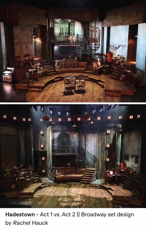 Blades town Broadway Set - Act I & II Hadestown Set Design, Hades Town Musical, Broadway Set Design, Hadestown Art, Hadestown Broadway, Movie Set Design, Musical Set Design, Hades Town, Installation Interactive