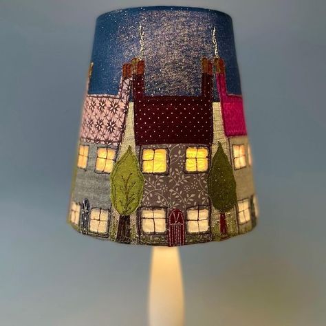 Cosy Interior, Applique Art, Window Detail, Handmade Lampshades, 21st October, Free Motion Embroidery, Diy Lamp Shade, Dreamy Bedrooms, October 2022