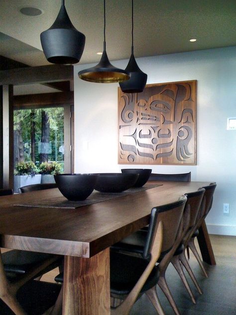 Contemporary Living Room Design, Pictures, Remodel, Decor and Ideas - page 17 Balinese Decor, African Interior Design, Northwest Style, African Inspired Decor, African Interior, Decor Ikea, African Home Decor, African Decor, Dining Table Design