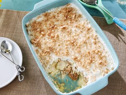 Homemade Banana Pudding Recipe | Kardea Brown | Food Network Kardea Brown Banana Pudding Poke Cake, Brown Desserts, Delicious Miss Brown, Kardea Brown, Homemade Banana Pudding Recipe, Banana Pudding Poke Cake, Banana Pudding Recipe, Brown Food, Homemade Banana Pudding