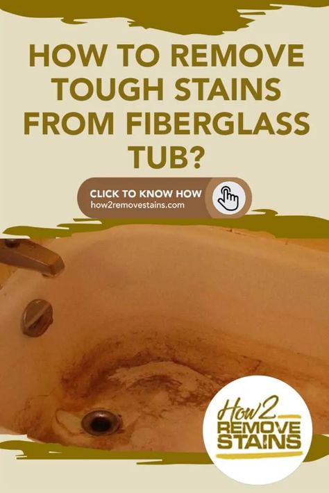 Cleaning Fiberglass Tub, Fiberglass Tub Cleaner, Fiberglass Shower Stalls, Plastic Bathtub, Remove Rust Stains, Bathtub Cleaner, Hard Water Stain Remover, Fiberglass Shower, How To Clean Rust