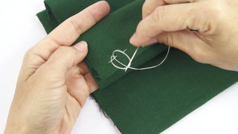 How To Close A Stitch, Knot Techniques, Sewing Stitches By Hand, Sewing By Hand, Sewing Paper, Paper Piercing, Heart Envelope, Hand Stitch, Sewing Stitches