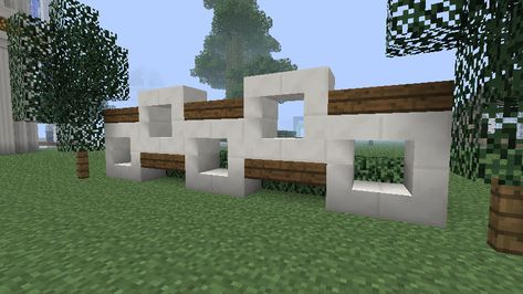 [Detail] Sexy Fence Design! Minecraft Interiors, Minecraft Hack, Modern Minecraft, Modern Minecraft Houses, Minecraft Wall, Rumah Minecraft Sederhana, Minecraft Interior, Modern Fence Design, Minecraft Interior Design