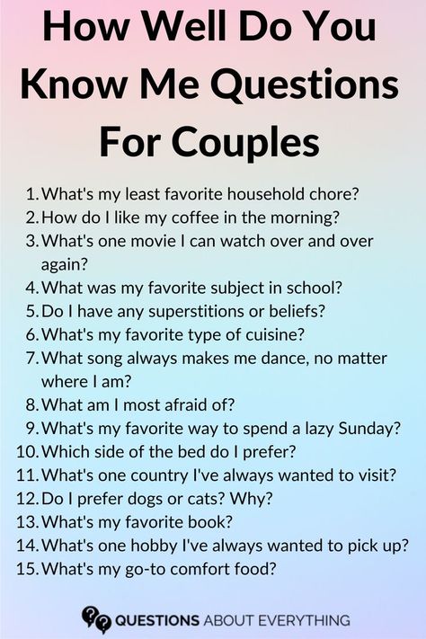 how well do you know me questions for couples Fun Questions For Couples, Date Night Questions, Questions For Couples, Intimate Questions, Romantic Date Night Ideas, Fun Questions, Cute Date Ideas, Relationship Lessons, Marriage Help