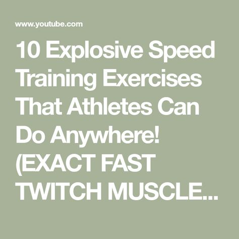 Acceleration Workouts, Explosiveness Workouts, Workouts For Explosiveness, Fast Twitch Muscle Workout For Women, Fast Twitch Muscle Workout, Explosive Workouts Strength, Fast Twitch Muscle Hiit Workout, Explosive Workouts For Speed, Explosive Workouts