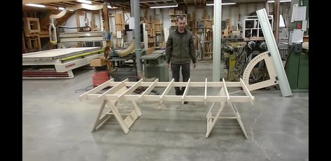 Folding Sawhorse, Track Saw, Cnc Manufacturing, Saw Horse, Chop Saw, Beginner Woodworking Projects, Wood Working For Beginners, Old Style, Work Table