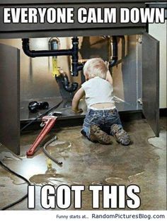 Looks like someone needs to call Aire Serv! Plumbing Quote, Hvac Humor, Plumbing Humor, Custom Built Cabinets, How To Patch Drywall, Plumbing Emergency, Air Conditioning Repair, Plumbing Problems, Plumbing Repair