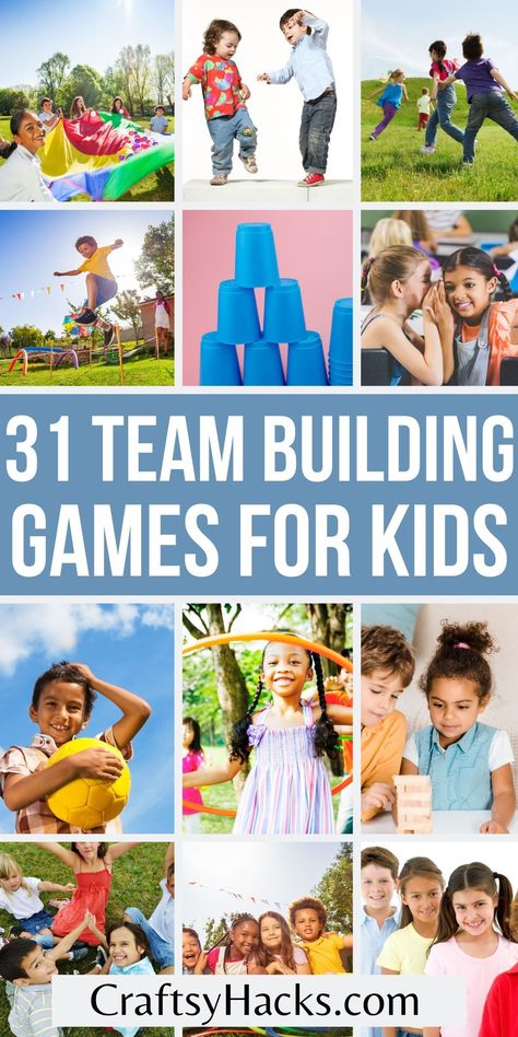 Team Building Activities For Kids, Kids Team Building Activities, Kids Group Activities, Youth Group Games Indoor, Fun Team Building Games, Team Games For Kids, Teamwork Games, Bully Prevention, Teamwork Activities