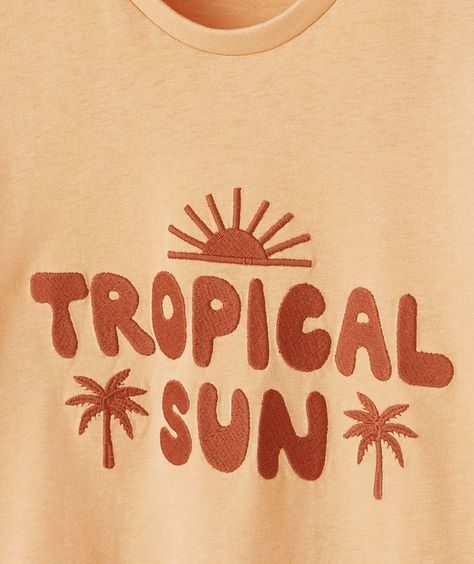 Orange Tape, Tropical Sun, Orange T Shirt, Tshirt Design Inspiration, Shirt Design Inspiration, Graphic Tshirt Design, Orange T Shirts, Beach T Shirts, Surf Art