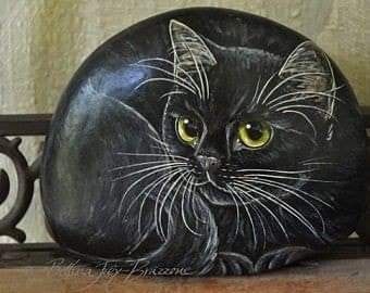 Katt Grejer, Stone Pictures Pebble Art, Rock Animals, Garden Rock Art, Rock Painting Tutorial, Painted Rock Animals, Diy Rock Art, Painting On Rocks, Art Pierre