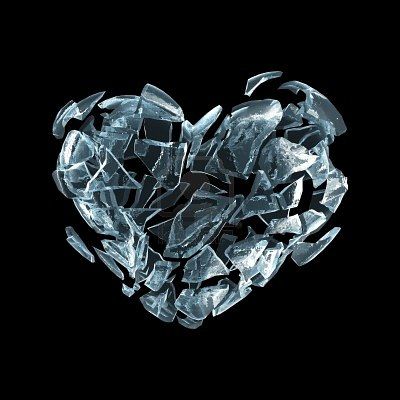 Ice Heart Aesthetic, Ice Heart, Eiffel Tower Photography, Shattered Heart, The 1000, Brain And Heart, Heart Images, Shattered Glass, Danny Phantom