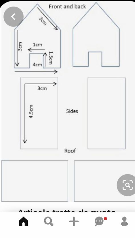 Clay Houses Diy How To Make, House Pattern, Diy Christmas Village, Beginner Pottery, House Template, Pottery Houses, Diy Air Dry Clay, Air Dry Clay Projects, Clay Houses