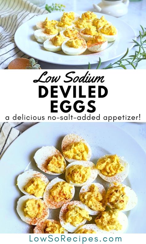 Low Sodium Cornbread Recipe, Low Sodium Desserts, Sodium Free Recipes, Easy Low Sodium Recipes, Salt Free Diet, Low Sodium Recipes Heart, Low Sodium Snacks, Deviled Egg Recipe, Heart Healthy Recipes Low Sodium