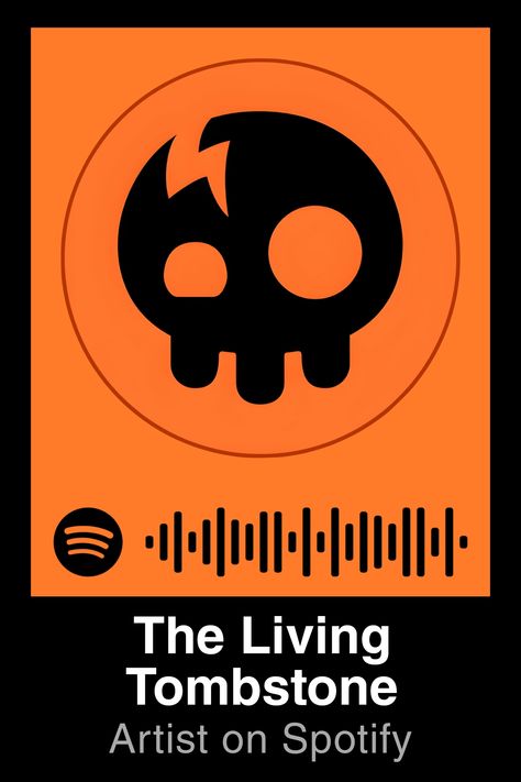 HD Spotify code for the group The Living Tombstone Living Tombstone, Spotify Codes, The Living Tombstone, Spotify Code, Weird Things, Tombstone, Your Music, Music Artists, Album Covers