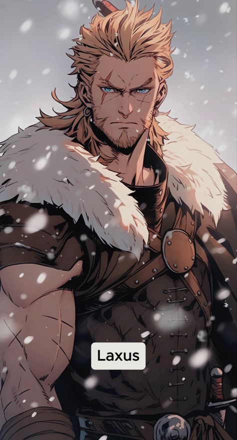 Viking Oc, Barbarian Character Design Male, Laxus Fairy Tail, Laxus Dreyar, Manga Reference, Viking Character, Walpapers Cute, Warriors Illustration, Dungeons And Dragons Art