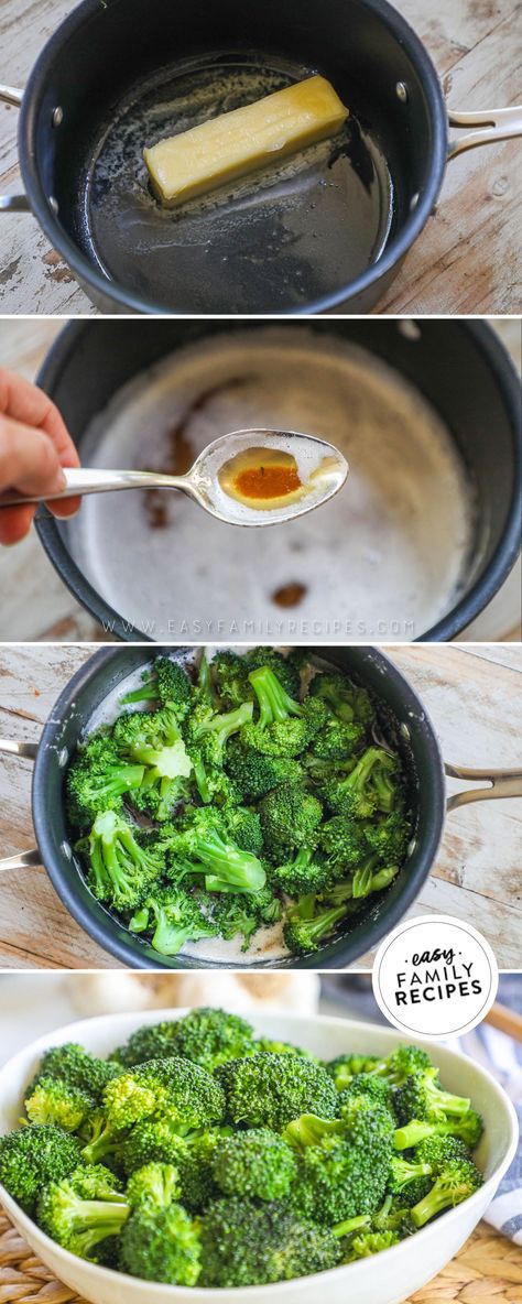 This Brown Butter Broccoli recipe is simply irresistible! Tender-crisp broccoli tossed in warm seasoned butter sauce will make the vegetable the most requested dish at the table. You’ll love how quick and easy this side dish comes together. Buttered Broccoli, Best Broccoli Recipe, Sauce For Broccoli, Butter Broccoli, Broccoli Side Dish, Brown Butter Sauce, Dinner Side, Broccoli Recipe, Dinner Side Dishes