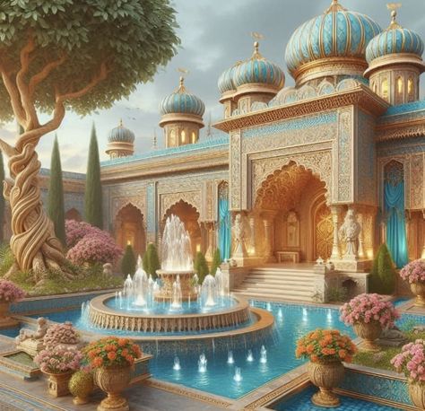 Arabian Palace, Fantasy Concept, Dream Vacations Destinations, Fantasy Concept Art, Vacation Destinations, Fantasy World, Dream Vacations, Palace, Fantasy Art