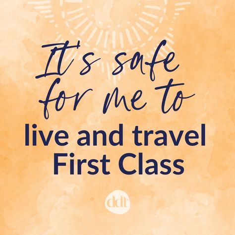 It’s such a simple affirmation but so powerful. Put your hand on your heart and repeat… “it’s safe for me to live and travel First Class….” And see what comes up for you. Also - in a few hours, I'm dropping a new podcast episode about some deep money lessons I learned from my recent trip to New York - keep an eye out for it! xx DDT Traveling Affirmations, Travel Affirmations, Travel Manifestation, Couples Travel Photography, Lifting Quotes, Multi Millionaire, Catching Flights, Money Lessons, Couples Travel