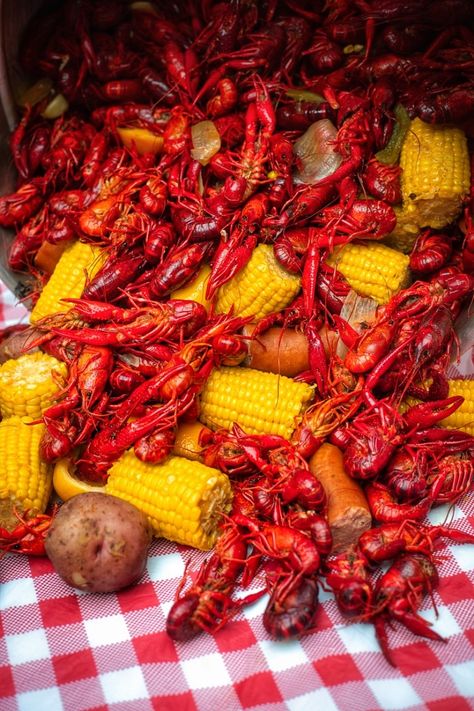 Louisiana Crawfish Boil Recipe - Coop Can Cook Louisiana Food Cajun Cooking, Crawfish Boil Aesthetic, Crawfish Aesthetic, Louisiana Seafood Boil, Louisiana Crawfish Boil Recipe, Etoufee Recipe, Boiled Seafood, Crawfish Etoufee, Crawfish Boil Recipe