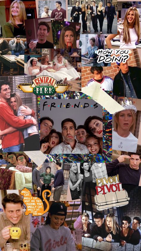 Friends Collage, Friends Best Moments, Friends Scenes, 90s Memories, Friends Poster, Friends Cast, Friends Tv Series, Friends Central Perk, Friends Moments