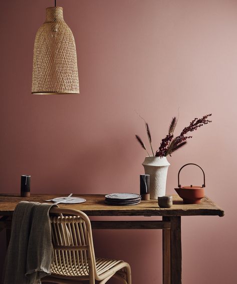 Kitchen Wall Color, Wall Paint Colour Combination, Wall Color Schemes, Wall Color Combination, Crown Paints, Pink Paint Colors, Living Room Wall Color, Paint Trends, Color Combinations Paint