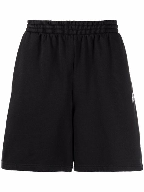 Shop or share your style of the product on ModeSens! Black/white cotton flared cotton track shorts from BALENCIAGA featuring slogan print, elasticated waistband, two side inset pockets, flared and above-knee length. Suit Shorts, Balenciaga Clothing, Balenciaga Men, Track Suit, Track Shorts, Pinterest Outfits, New Wardrobe, Running Shorts, Jersey Shorts