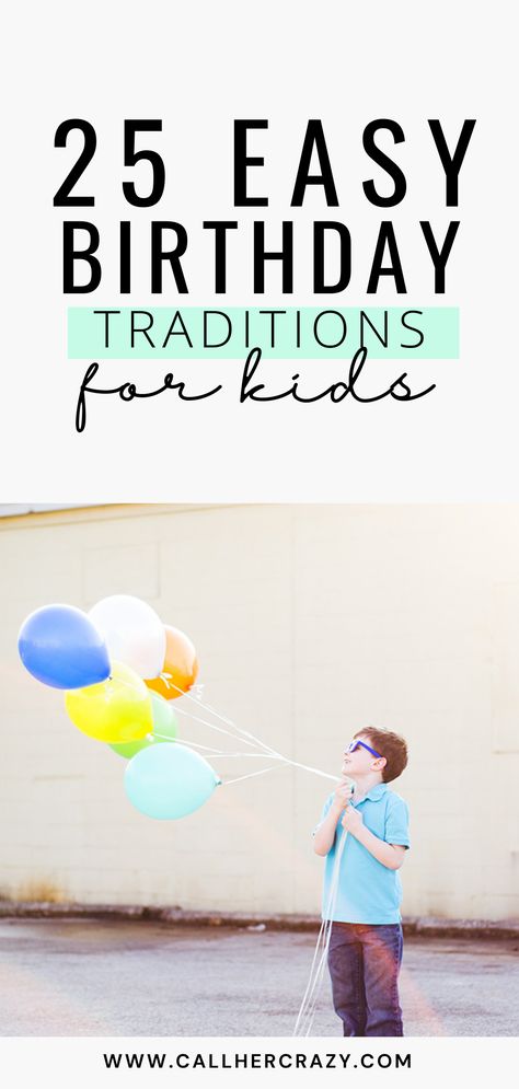 Cute Birthday Traditions, Kids Birthday Tradition Ideas, Yearly Birthday Traditions, Birthday Morning Traditions, Simple Birthday Traditions, Simple Third Birthday Party, Simple 3rd Birthday Decorations, Simple Birthday Ideas For Kids, 1st Birthday Traditions