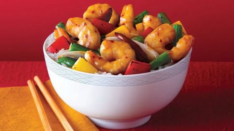 I Tried Panda Express Firecracker Shrimp: A Review | Eat This Not That Shrimp Party Appetizers, Shrimp Nutrition Facts, Panda Express Menu, Firecracker Shrimp, Food Post, Hearty Lunch, Crispy Shrimp, Sweet And Spicy Sauce, Shrimp Dinner