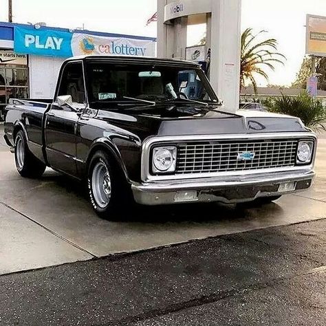 Car Stunt, 67 72 Chevy Truck, 72 Chevy Truck, Chevrolet Truck, Lowered Trucks, C10 Chevy Truck, Custom Chevy Trucks, C10 Trucks, Old Pickup