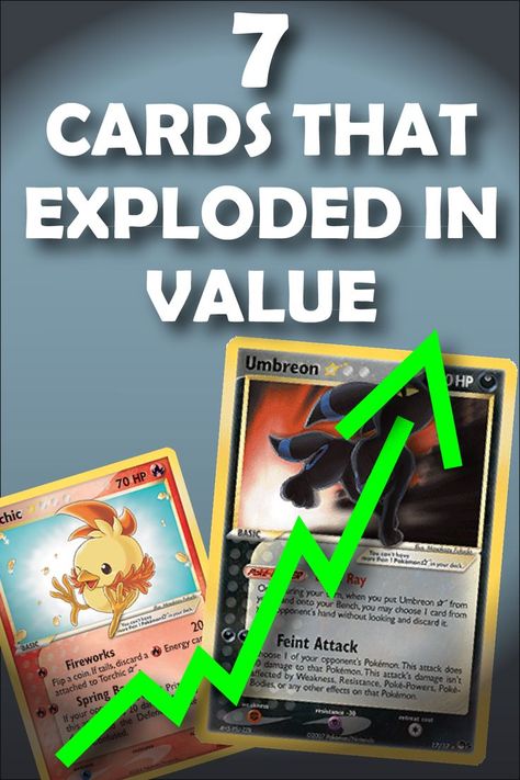 Here's a short list of someof the cards that have absolutely blown up in price over the recent years. No Card, Grading System, Pokemon Cards, Fireworks, The Original, Pokemon, Pokémon