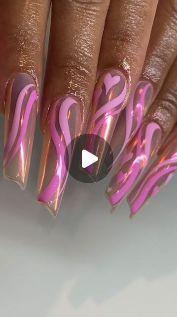 Hirsch Hunty✨ on Instagram: "Love in Pink 💕✨ . Lipstick is a nail shape that is incredibly underrated and does not get enough love, so my client and I decided it was time to transition her from a long coffin to a long lipstick and we are in LOVE 💞😍 . . #pinknails #valentineanails #lipsticknails #xxlnails #longnails #vdaynails #charlottenails" Short Lipstick Shaped Nails, Lipstick Nails Shape Design, Lipstick Nails Shape Long, Lipstick Shape Nails, Lipstick Nails Shape, Vday Nails, Lipstick Nails, Girl Nails, Pink Lipstick