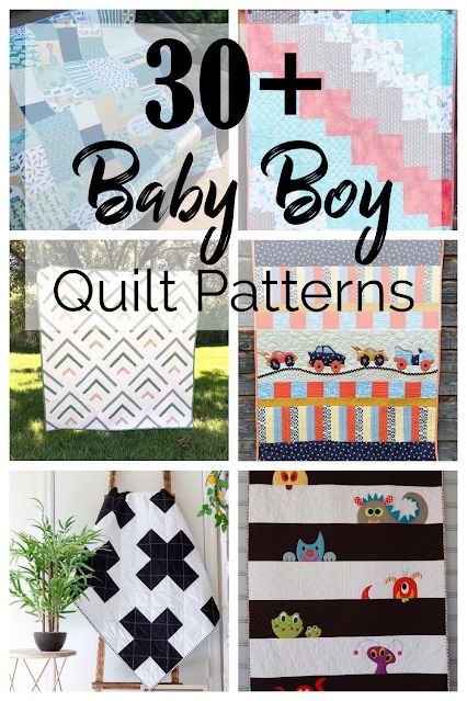 Find your next baby boy quilt pattern with this list of over 30 darling quilts. Baby Quilted Blanket, Infant Quilt Ideas, Free Crib Quilt Patterns, Toddler Quilt Size, Baby Quilts For Girls Ideas, Crib Size Quilt Pattern Free, Nursery Quilt Pattern, Crib Size Quilt Dimensions, Baby Quilt For Boys