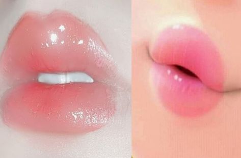 I tried my best but it's not amazing 😅 Princess Peach Lips Aesthetic, Princess Peach Lips, Aesthetic Makeup Tutorial, Princess Peach Cosplay, Peach Cosplay, Peach Lipstick, Peach Makeup, Peach Lips, Lip Tutorial