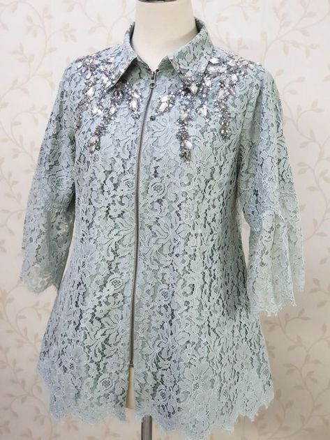 Atasan Brokat Simple, Atasan Brokat Modern, Brokat Atasan, Kebaya Brokat Modern, Atasan Brukat, Atasan Brokat, Blouse Brokat, Kebaya Simple, Brokat Modern