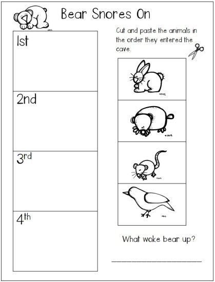 Bear Snores On - 8 Hibernation and Migration Ready to Go Resources - Teach Junkie Hibernation Worksheets For Kindergarten, Hibernation Kindergarten, Preschool Hibernation, Hibernating Animals, Hibernation Preschool, Hibernation Activities, Animals That Hibernate, Winter Unit, Preschool Winter