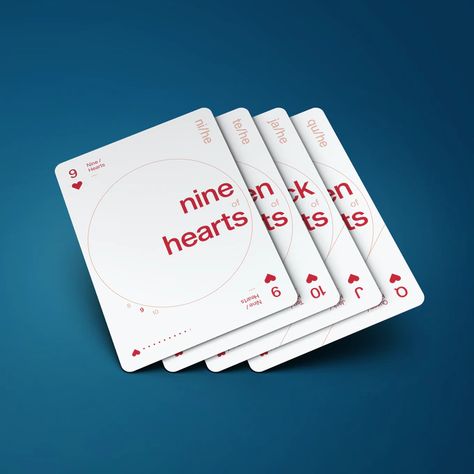 Grid Series Two - Typographic Playing Cards, Redesign Launch by Luke Wadey — Kickstarter Swiss Graphic Design, Cool Playing Cards, Unique Playing Cards, Architect Logo, Graphic Design Style, Divination Cards, Playing Cards Design, 카드 디자인, Grafic Design