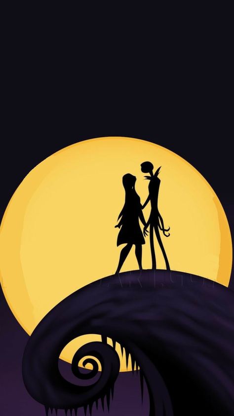 Jack And Sally Aesthetic Wallpaper, Jack Skellington Wallpaper Aesthetic, Jack Skellington Wallpaper Iphone, Sally And Jack Wallpaper, Night Before Christmas Wallpaper, Nightmare Before Christmas Wallpaper Iphone, Nightmare Before Christmas Background, Nightmare Before Christmas Wallpapers, Jack And Sally Wallpaper