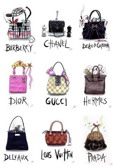 Love this... #handbags #fashion #style #watercolor #illustration #art Chanel 2015, Bag Illustration, Lv Handbags, Olivia Palermo, Handbags Online, Gigi Hadid, Branded Bags, Audrey Hepburn, Fashion Sketches