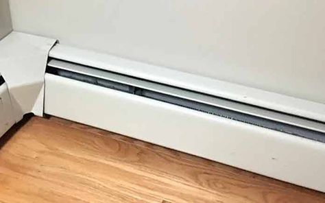 Not enough #heat from your baseboard heaters? 😩 Try our Simple Solution!  #diy #homeimprovement #winter Hydronic Baseboard Heaters, Baseboard Heaters, Baseboard Heater Covers, Electric Baseboard Heaters, Cleaning Baseboards, Baseboard Heating, Baseboard Heater, Hair Clean, Heater Cover