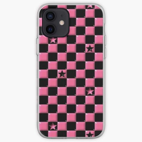 Emo Phone Cases, Black Emoji, Pride Art, Pink Phone Cases, Pink Stars, Black Phone Case, Lgbt Pride, Iphone 8 Cases, Black And Pink